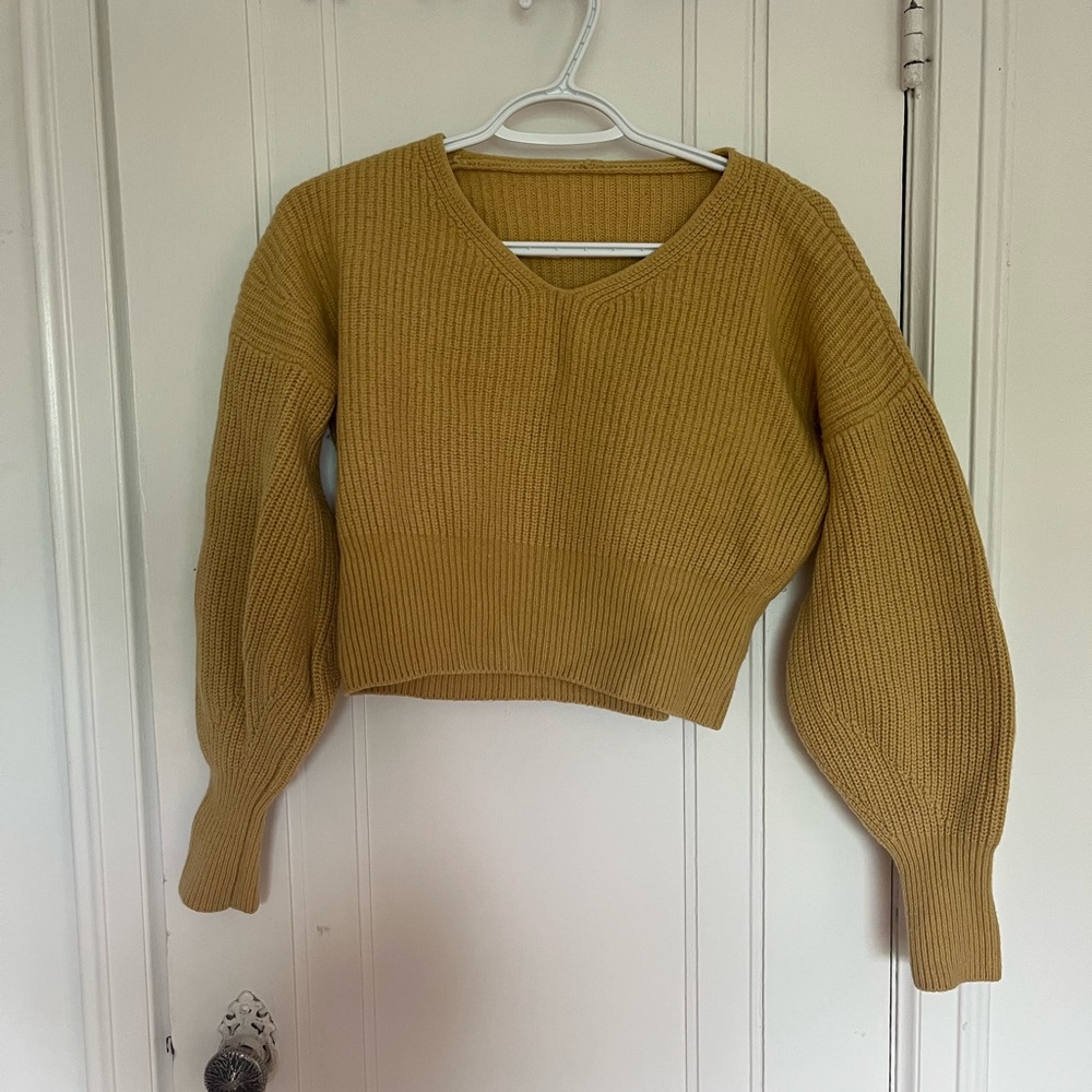 Mustard Yellow Women's Sweater